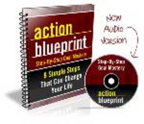 Product picture Action Blueprint - Step by Step Goal Mastery (A035)